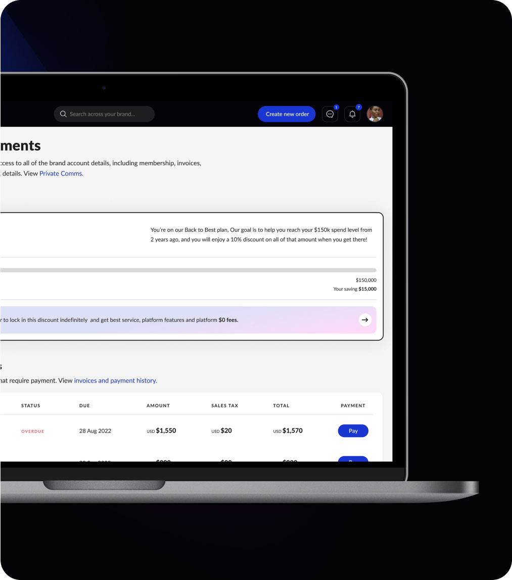 Billing and payments